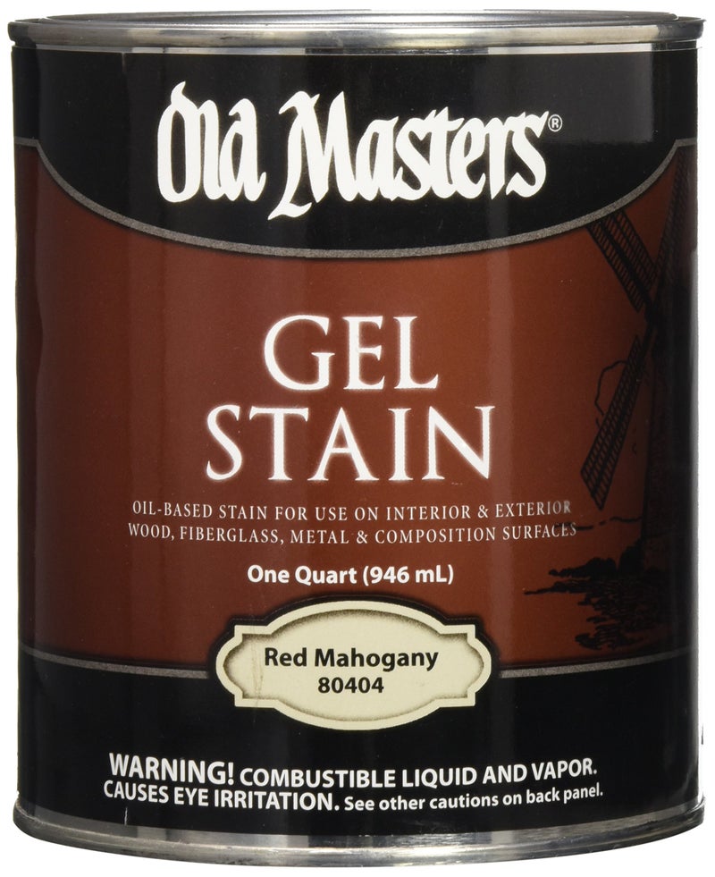 Old Masters 24994 Interior/Exterior Gel Stain Red Mahgony - Image 1